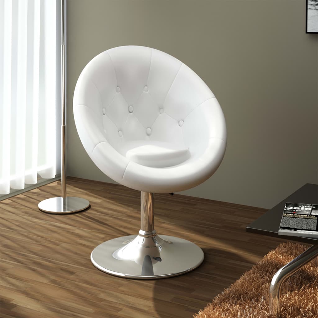 vidaXL Bar Stool Height Adjustable Bar Seat Island Stool for Pub Faux Leather
